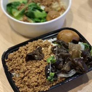 7.04.21 Minced Pork Rice and Pork Chop Noodle