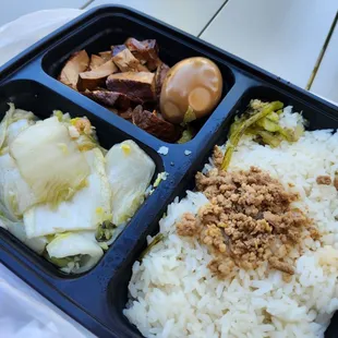 Pork chop rice set