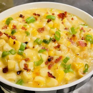 Cream Corn with bacon