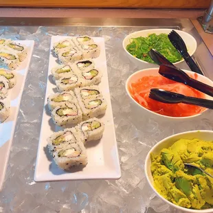 food, sushi and sashimi