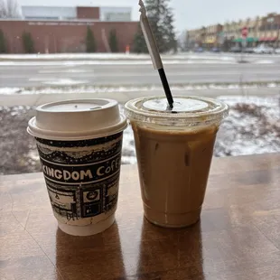 Iced Sandy and Americano