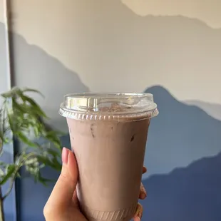 Ube latte