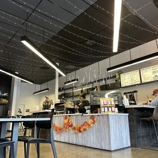 Interior of the business