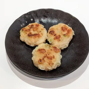 Pan Fried Celery Shrimp Pancake - 芹菜鮮蝦煎餅