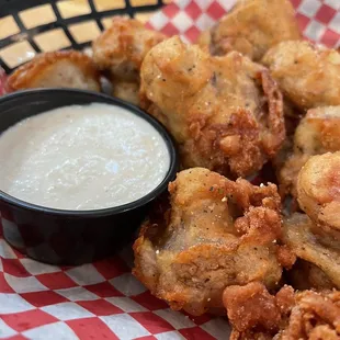 Deep - Fried Mushrooms