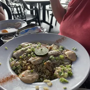 Citrus and Citrus &amp; Pepper Seared Tilapia