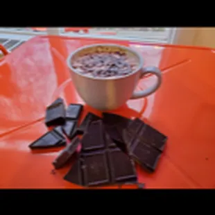 Enjoy our delicious freshly made hot chocolate!