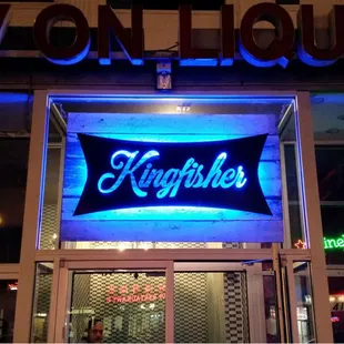 the front entrance of a restaurant