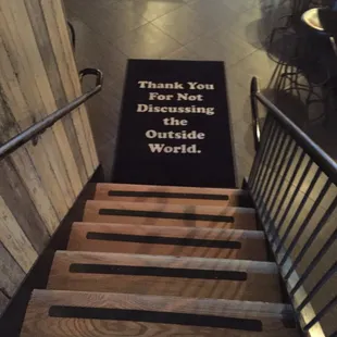 Bottom of the stairs