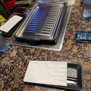 Getting ready to grub!