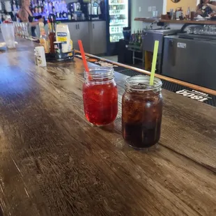 Drinks at the bar