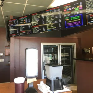 New menu boards with new menu options!