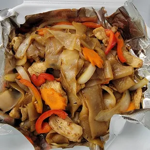 Some type of dish. It was ok, however would have been better with beef, instead of chicken