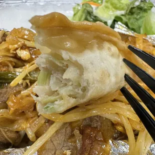 Chicken Pot Sticker included w/ Lunch Special.