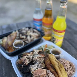 Jerk chicken and Jamaican bowl. The difference is bone in or boneless chicken.