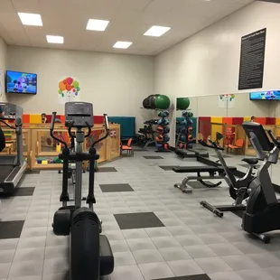 Family fitness room (no children or grandchildren excuses) They can come too