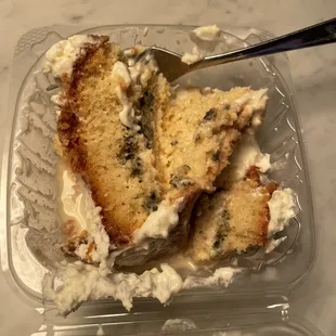 Mold in the tres leche cake