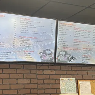 Menu board