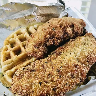 Chicken and Waffles