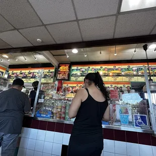 Inside king&apos;s burger house