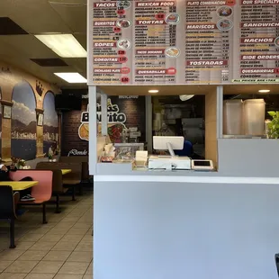 the front of the restaurant
