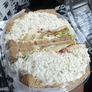 Chicken salad sandwhich