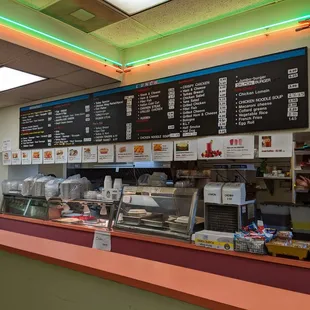 The menu and ordering line!