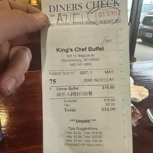 Receipt