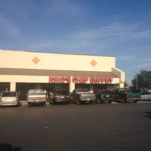 outside