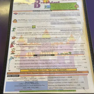 a menu for the king&apos;s kitchen
