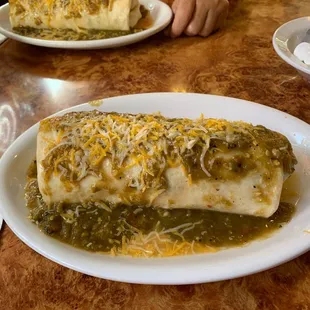 Hatch Green Chili Burrito