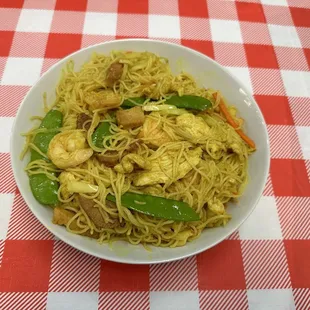 Singapore rice noodles