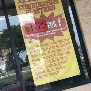 Combo platter deals