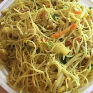 Singapore rice noodles are amazing!