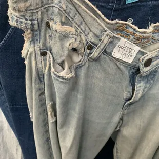 Really bad pair of jeans for $10!!! Just because they are name brand.