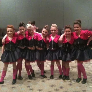 Throwback of a junior jazz team- Popular- at competition a few years ago