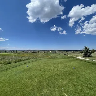 10th tee box on a beautiful day for