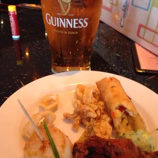 Not your typical bowling alley fare.
