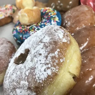 Donuts here are freshly made every morning.