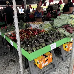 a variety of fruits and vegetables