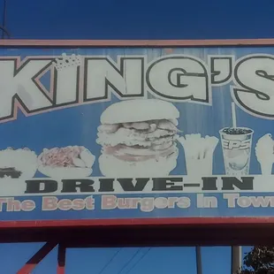 The sign is a bit faded, but the food is delicious