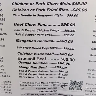 Party platter and trays menu