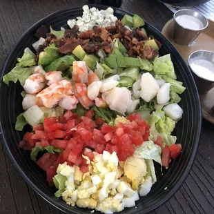 Beautiful seafood salad