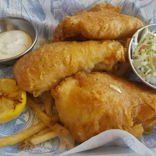Beer Battered Fish & Chips