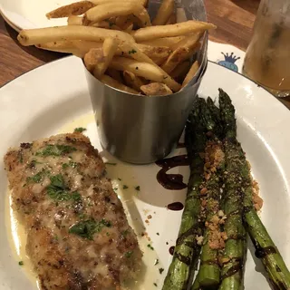 Lemon-Nut Crusted Wild White Sea Bass