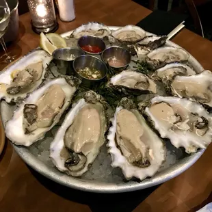 Dozen oysters