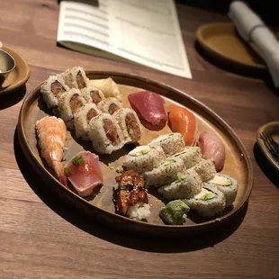 Sushi platter