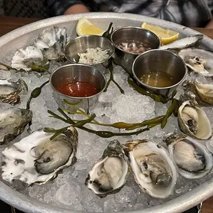 oysters and mussels, shellfish, food, oysters, mussels