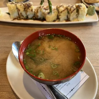 Miso Soup With Tofu And Wakame