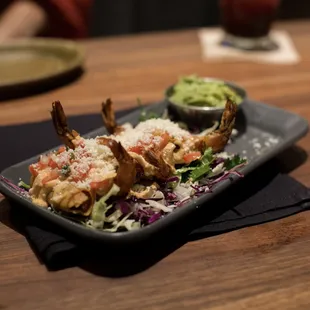 Blackened Shrimp Taquitos